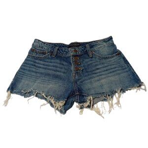 Lucky Brand Button Fly Style: THE CUT OFF Jean Shorts Women's Size 0 / 25
